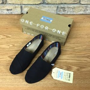 Black Toms size 6.5...$25...new with tags & box.